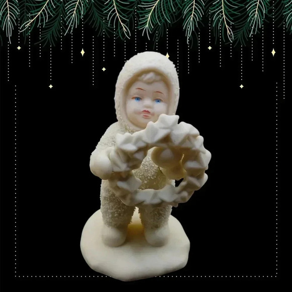 Department 56 snowbabies lot of 6 christmas figurines beige color - Picture 7 of 13